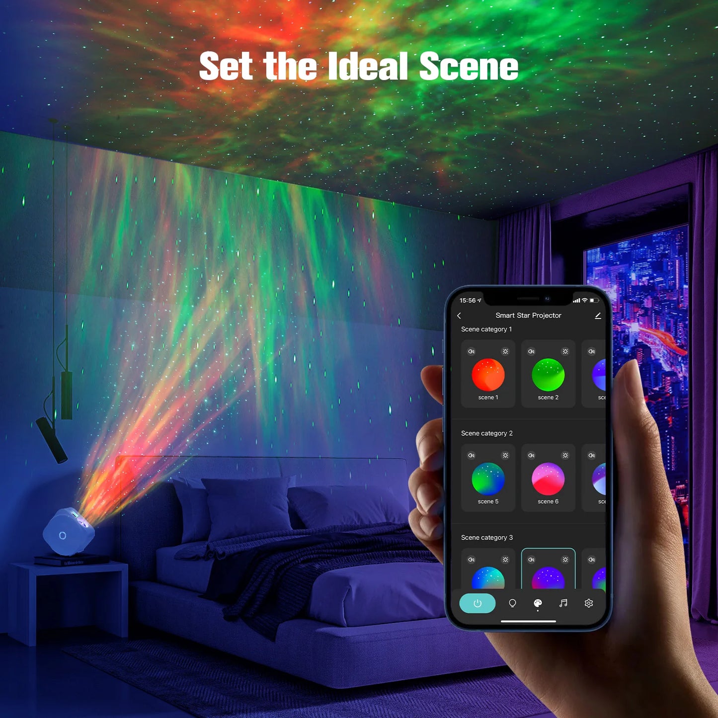Smart Galaxy Projector Light