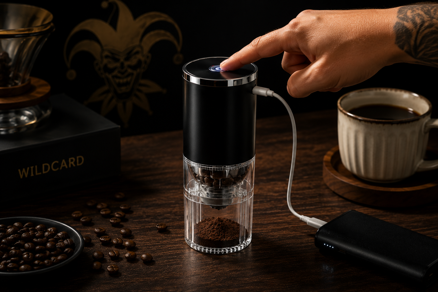 Portable Electric Coffee Grinder