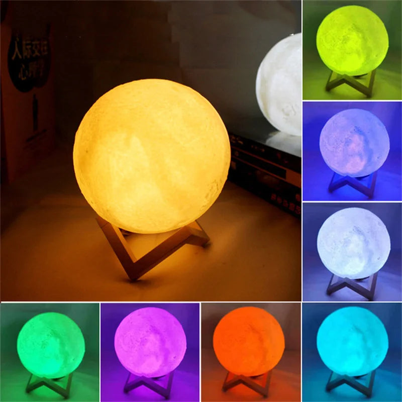 3D Moon Lamp Night Light