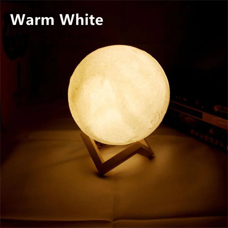 3D Moon Lamp Night Light