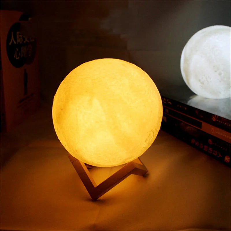 3D Moon Lamp Night Light