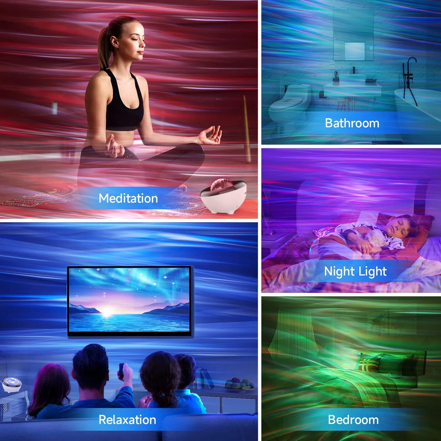 Aurora Galaxy Projector Speaker