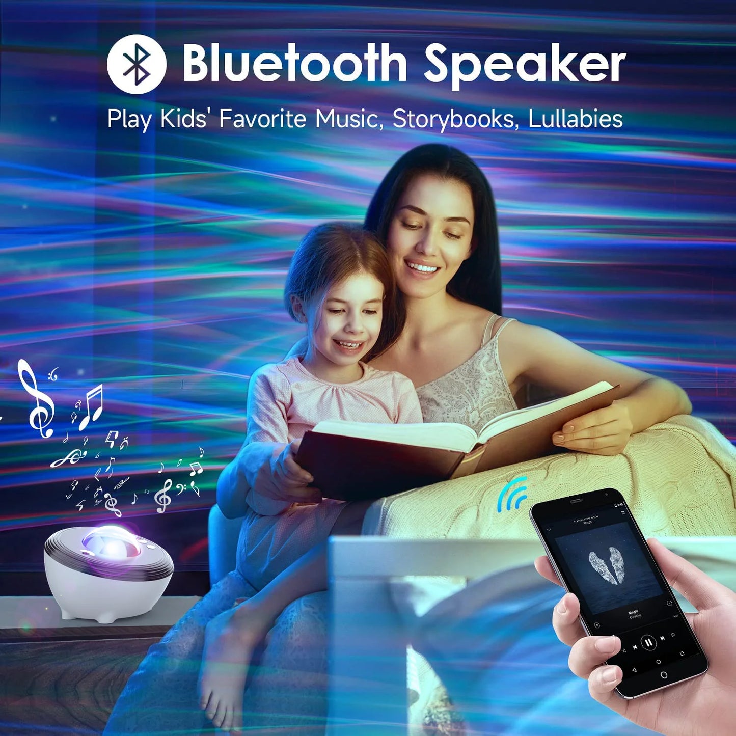 Aurora Galaxy Projector Speaker