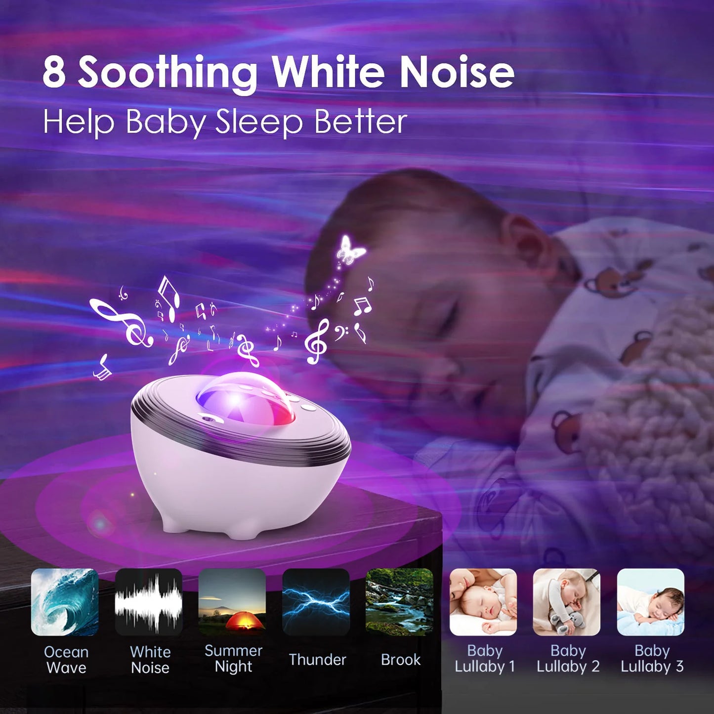 Aurora Galaxy Projector Speaker