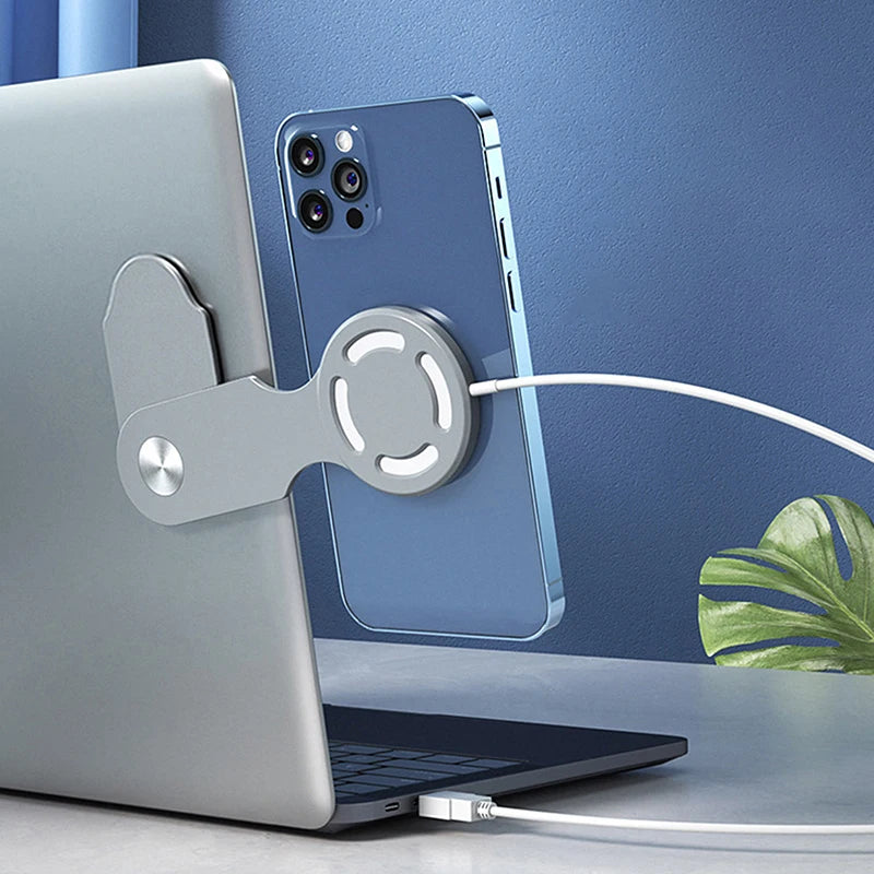 Magnetic Laptop Phone Holder