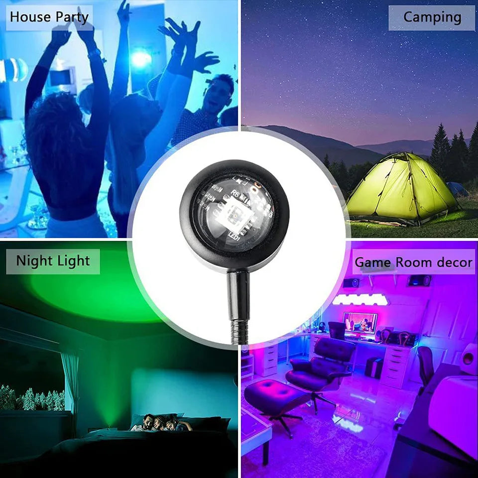 Rainbow Sunset Mood Lamp