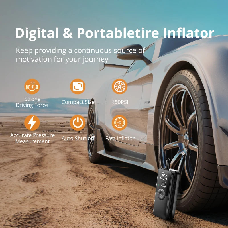 Portable Digital Tyre Inflator