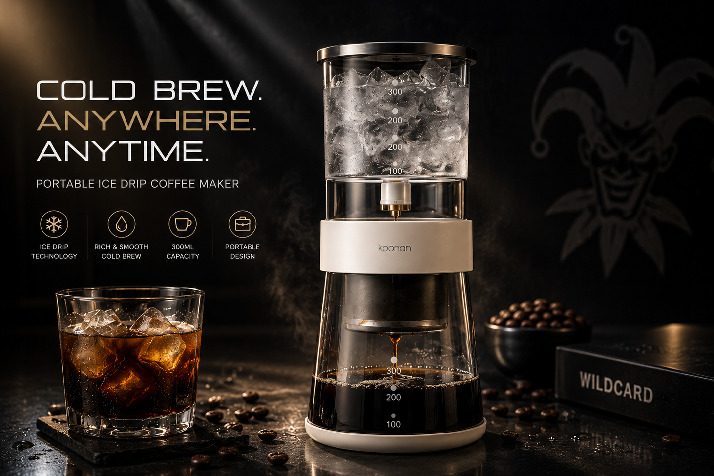 Portable Ice Drip Coffee Maker