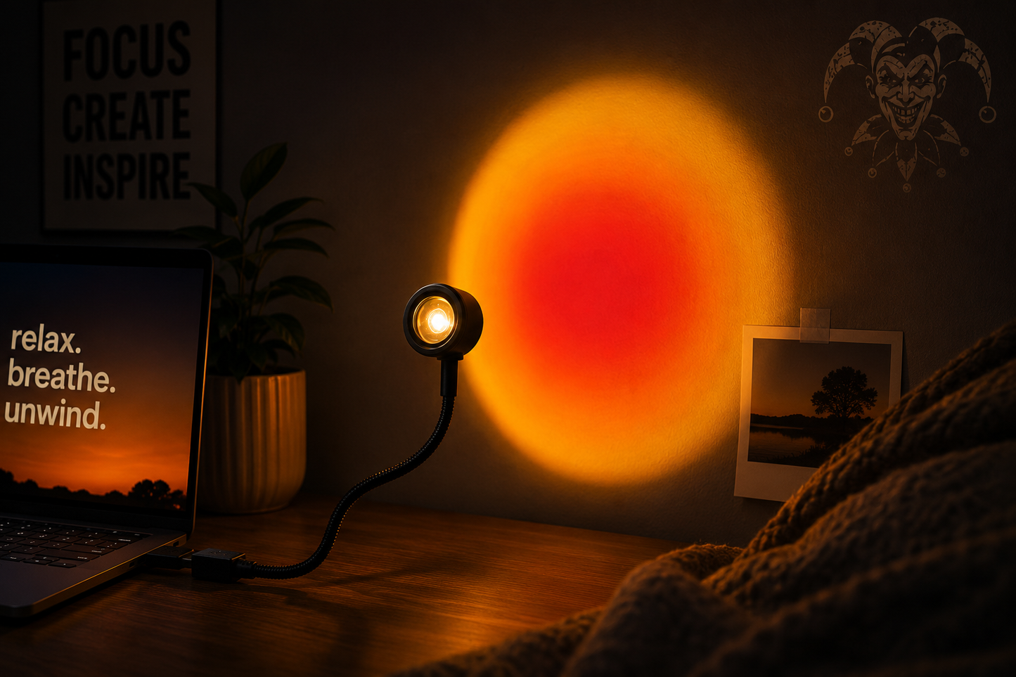 Rainbow Sunset Mood Lamp