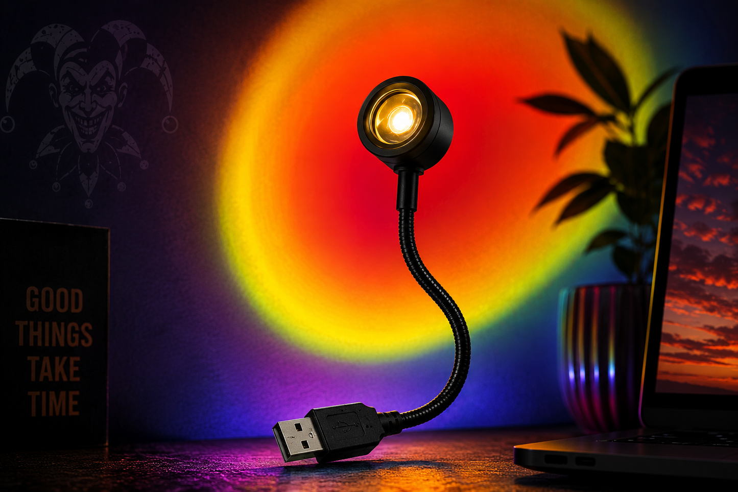 Rainbow Sunset Mood Lamp