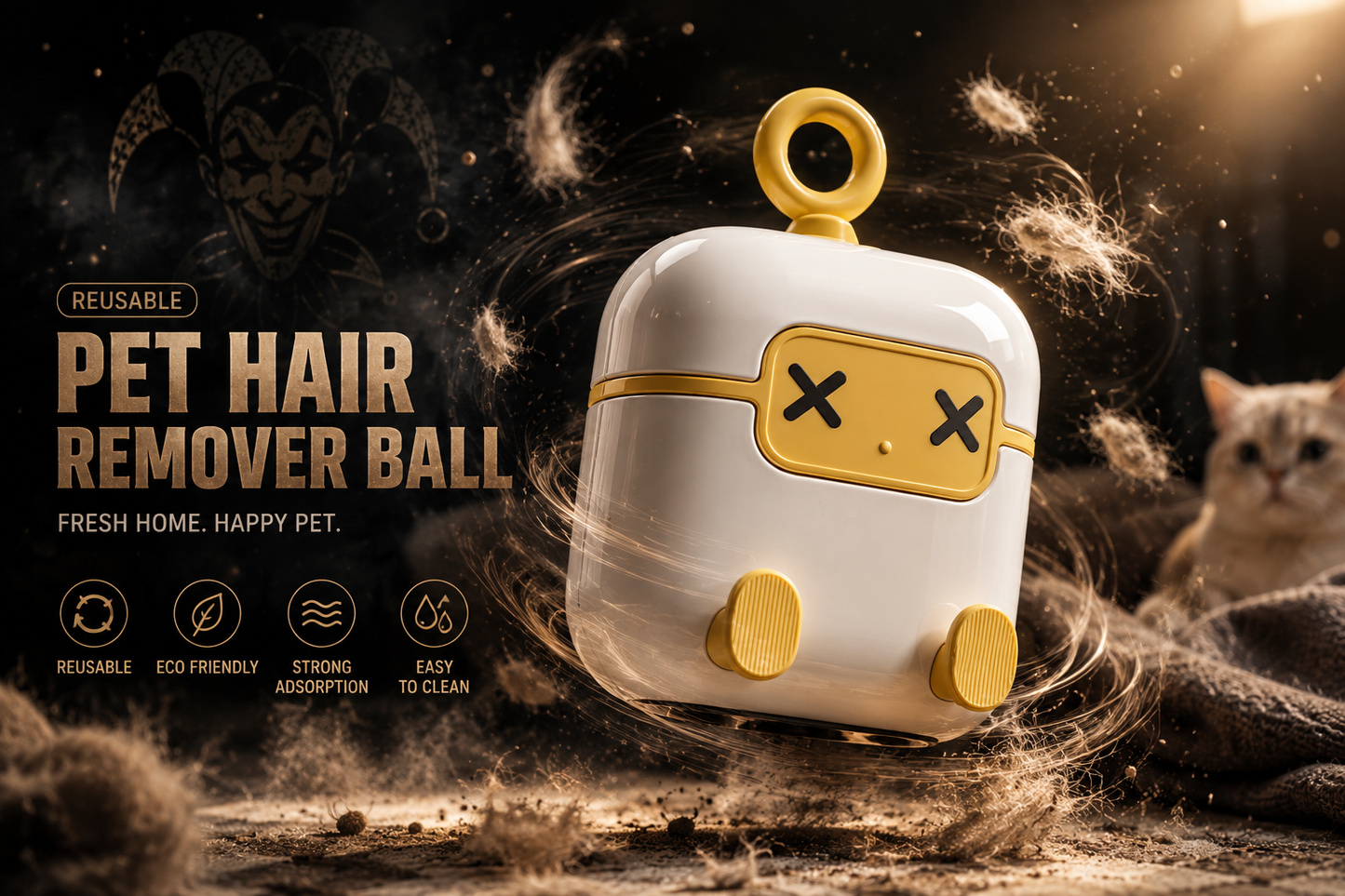 Reusable Pet Hair Remover Ball