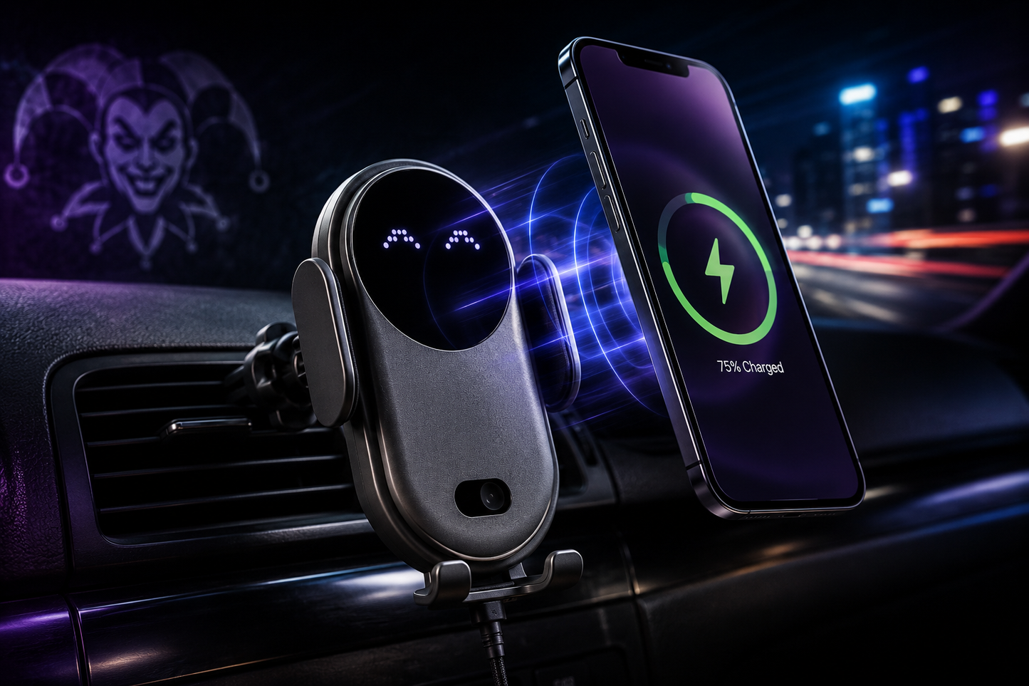 Smart Car Wireless Charger Mount