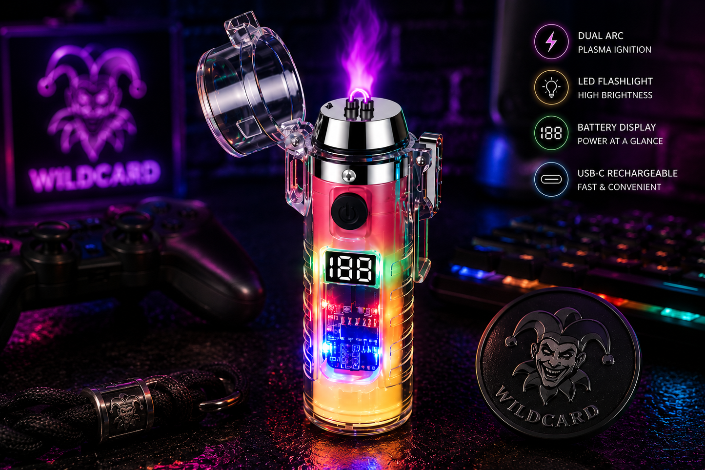 Transparent Arc Lighter