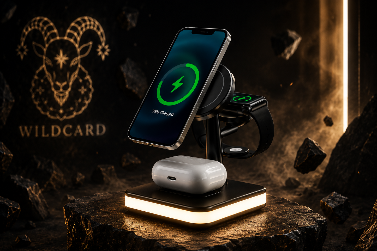 3-in-1 Magnetic Charging Stand