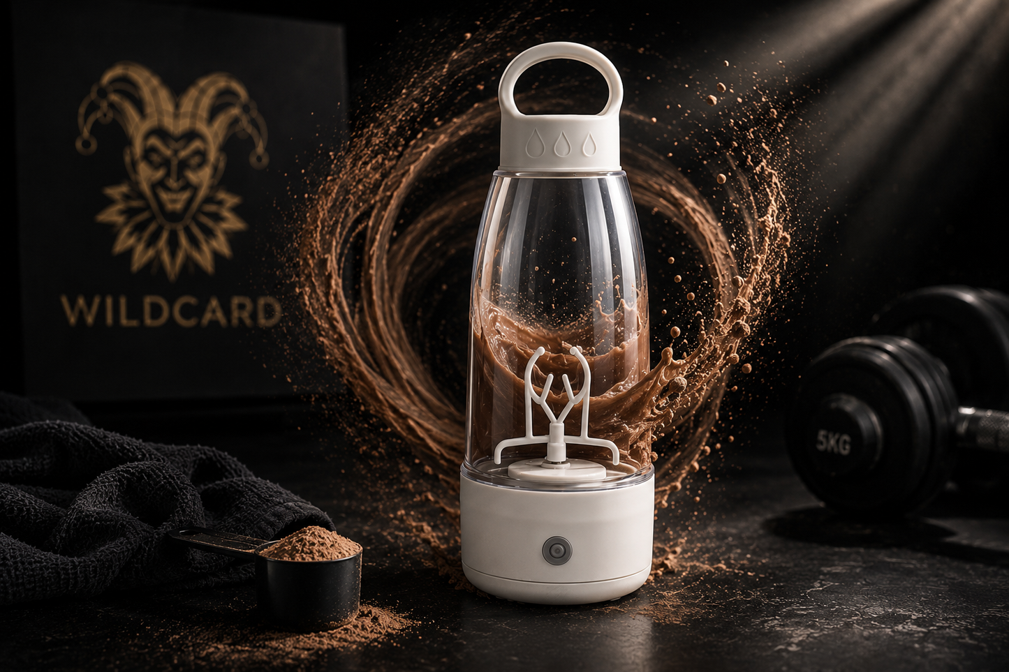 Electric Protein Shaker Bottle