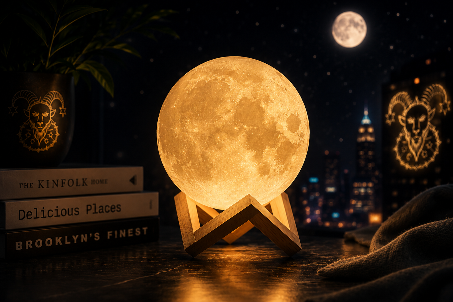3D Moon Lamp Night Light