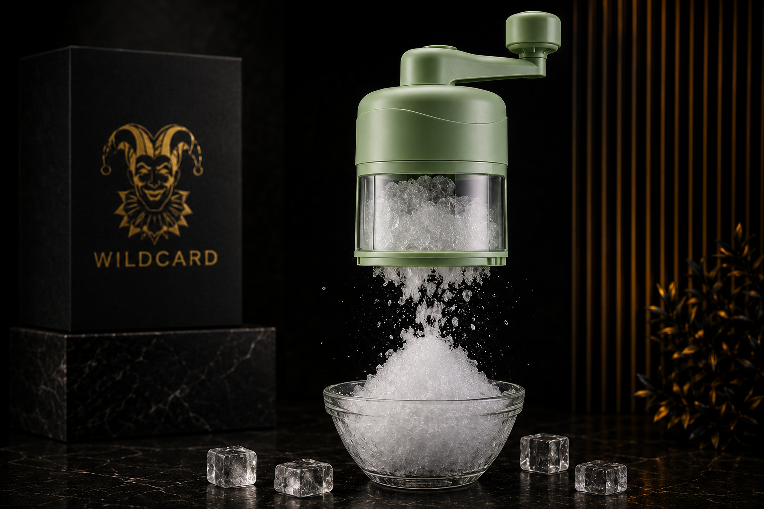 Hand-Crank Ice Shaver – Wildcard lifestyle image